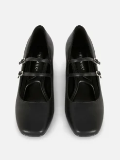 Babies En Simili Cuir à Talons