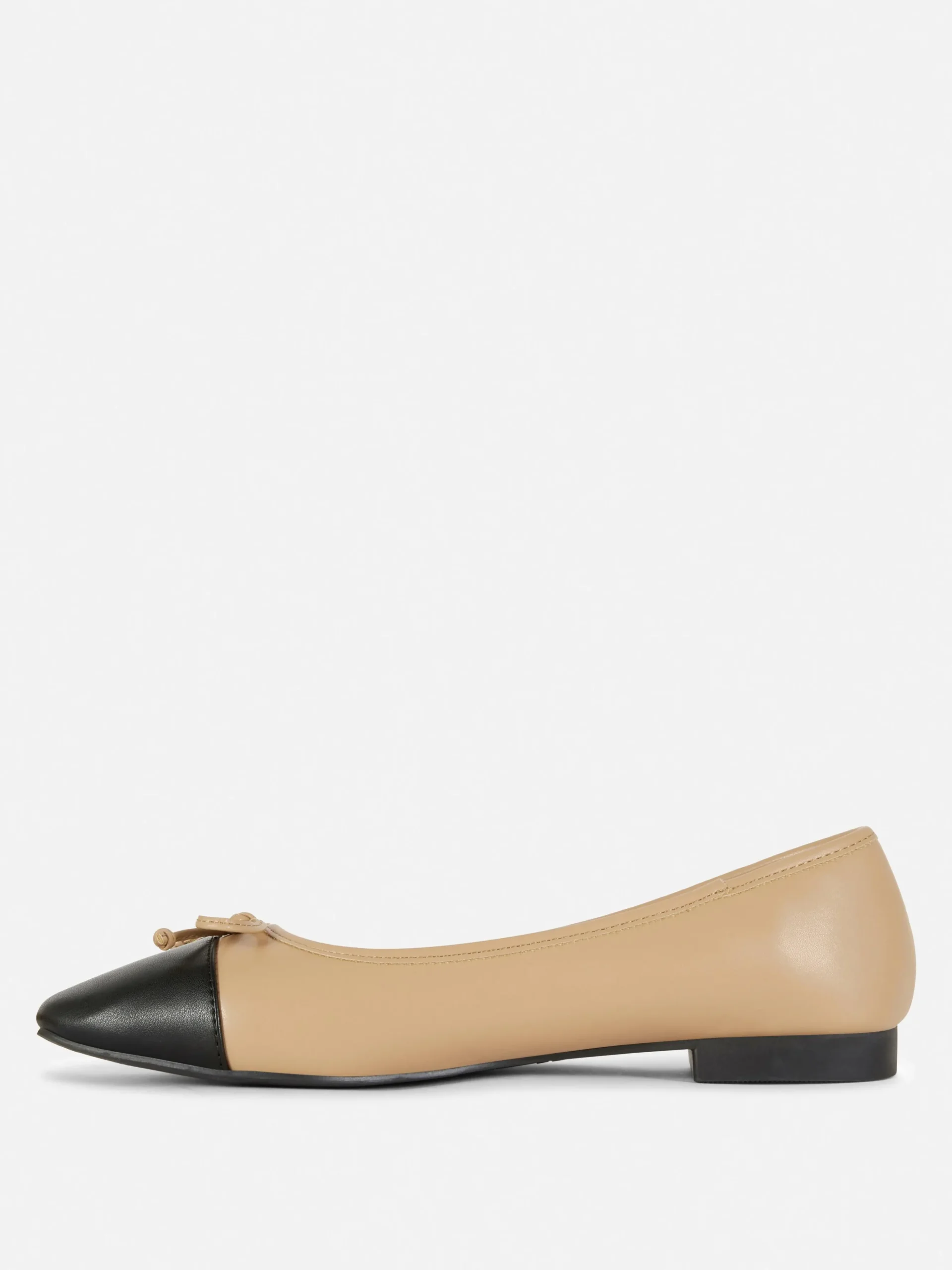 Ballerines à Bout Renforcé Contrastant