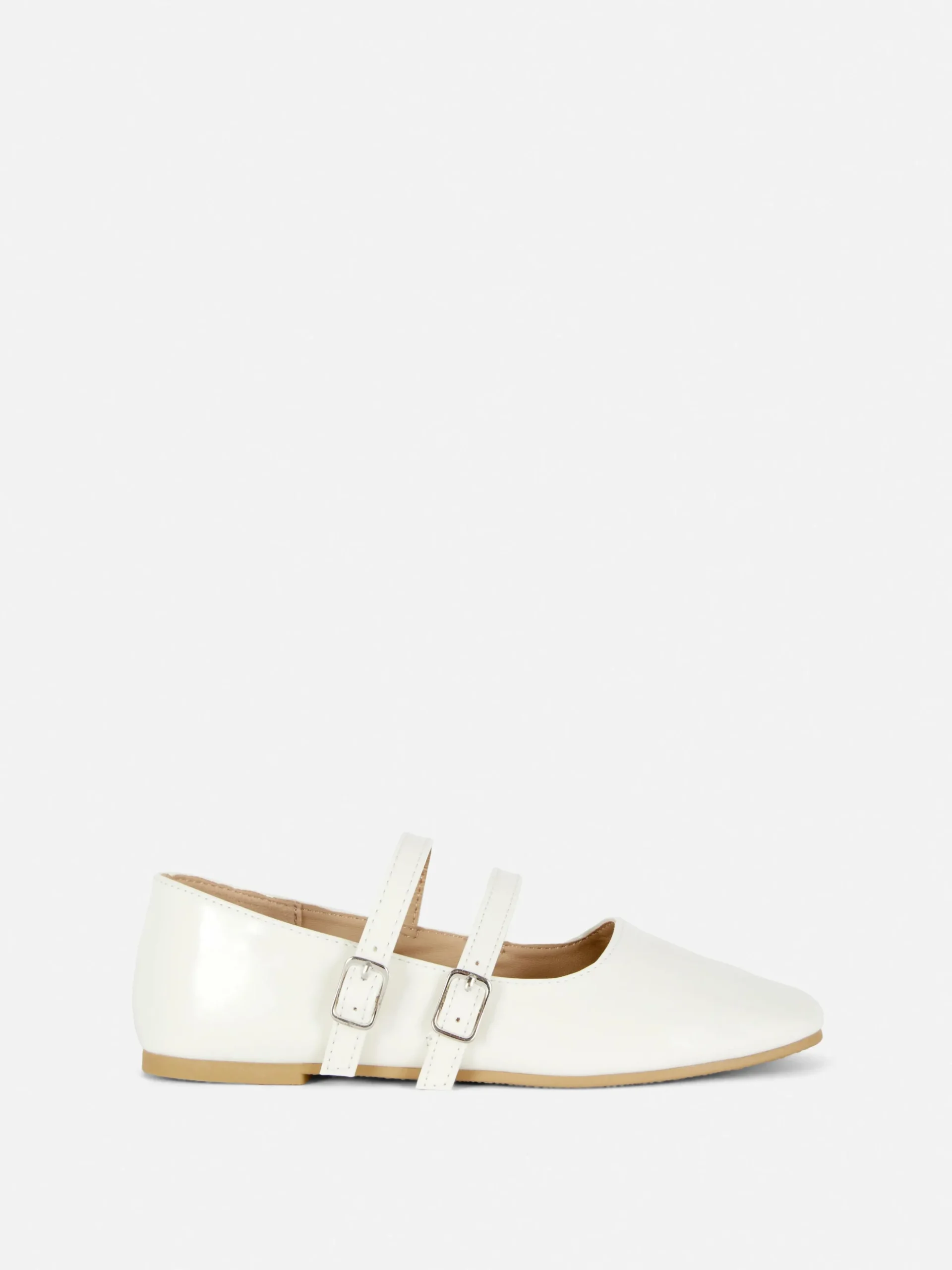 Ballerines à Double Sangle à Boucle