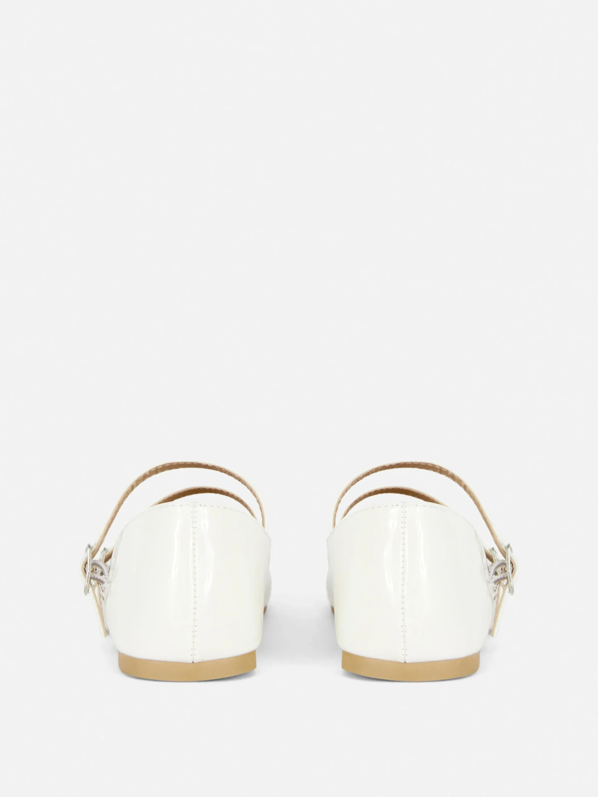 Ballerines à Double Sangle à Boucle