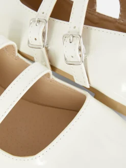 Ballerines à Double Sangle à Boucle