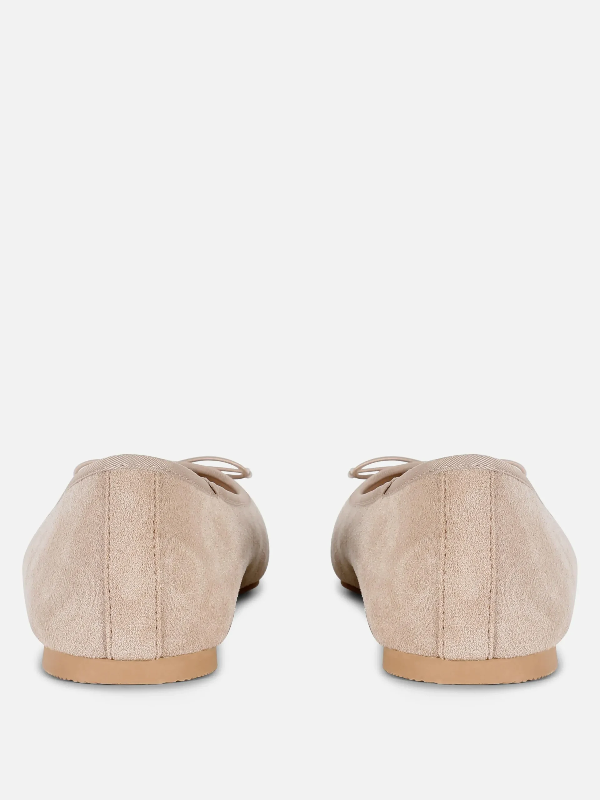 Ballerines à Nœuds En Suédine