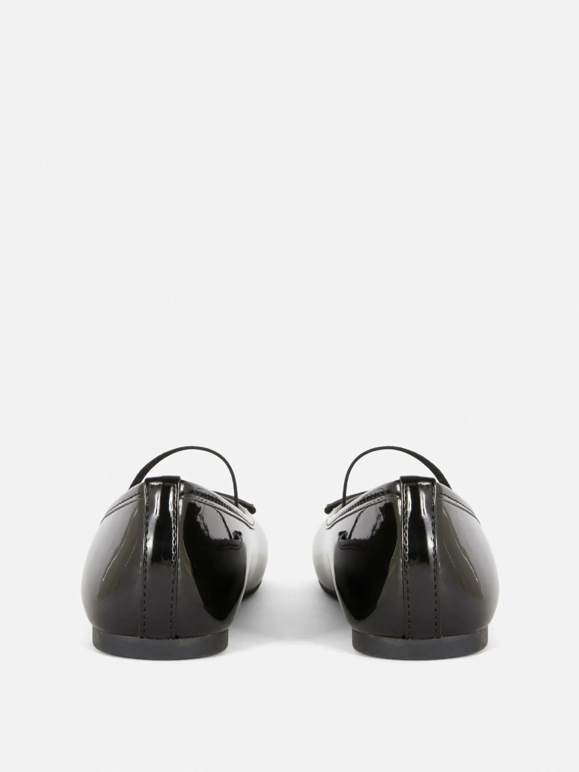 Ballerines En Simili Cuir Verni