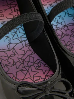 Ballerines En Simili Cuir Verni