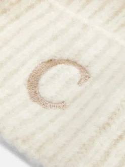 Bandeau En Tricot Avec Initiale Brodée