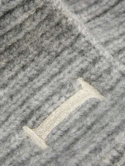 Bandeau En Tricot Avec Initiale Brodée