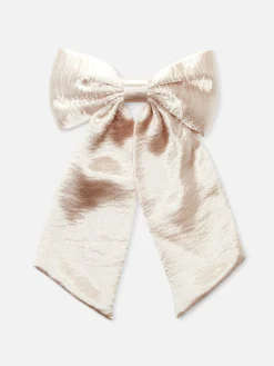 Barrette à Nœud Texturé