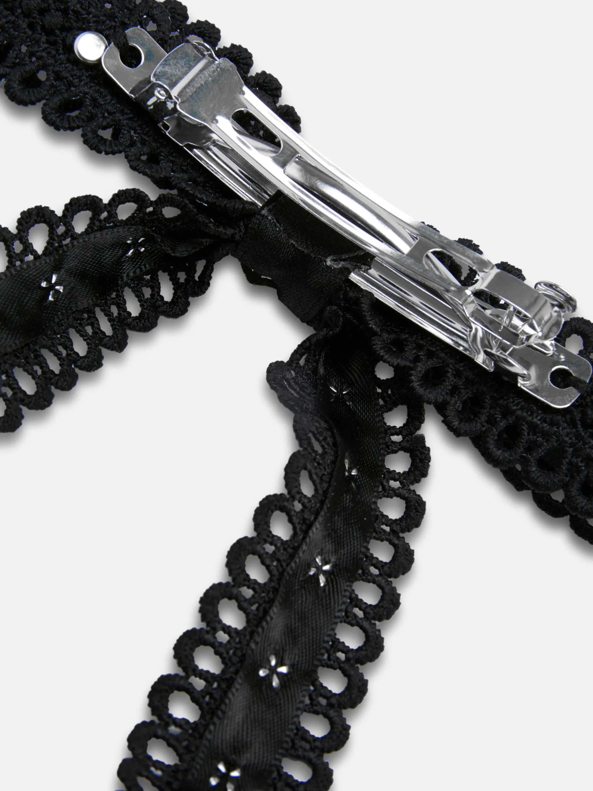 Barrette Avec Nœud En Dentelle Halloween