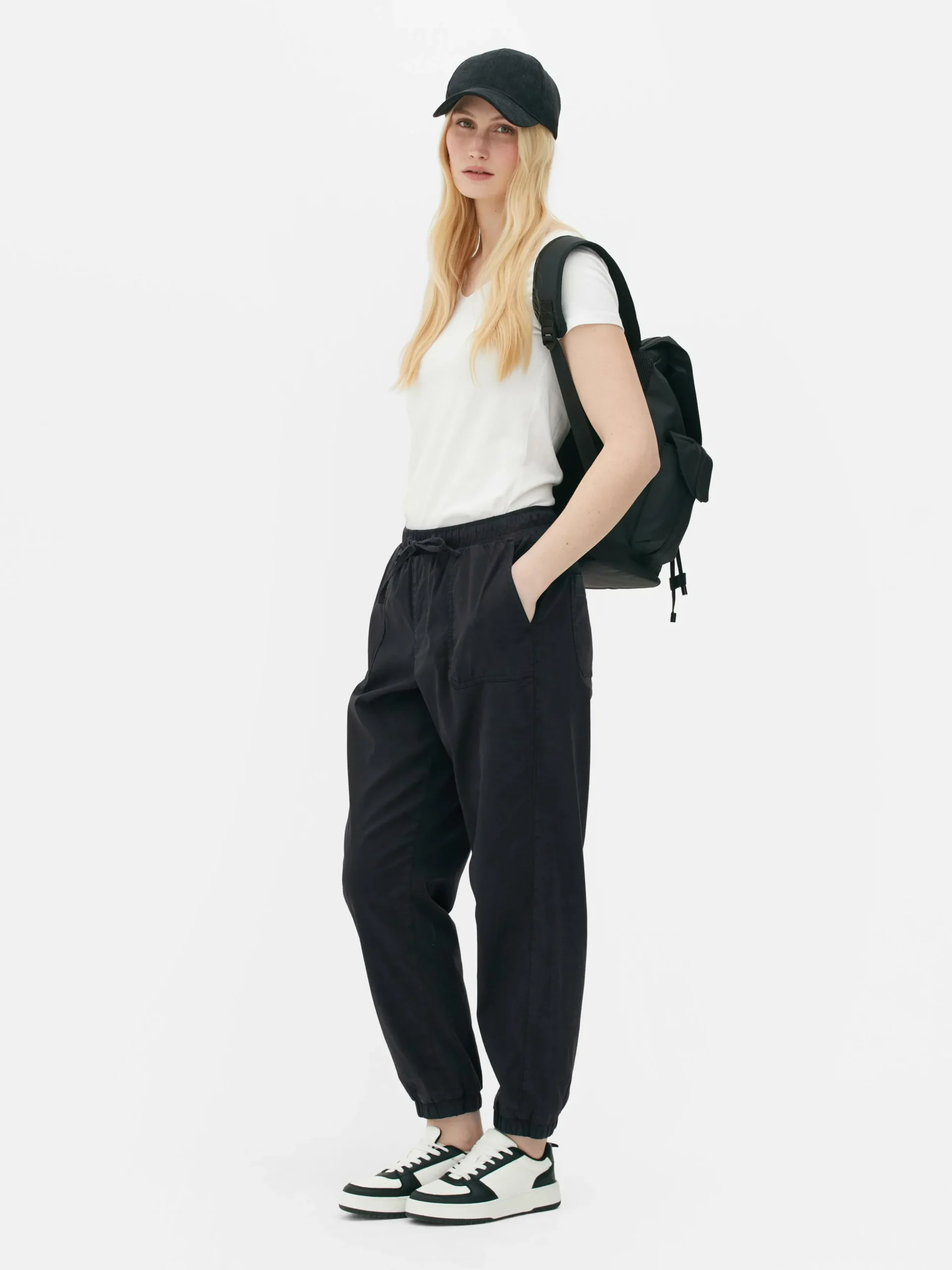 Bas De Jogging à Revers Et Cordon De Serrage