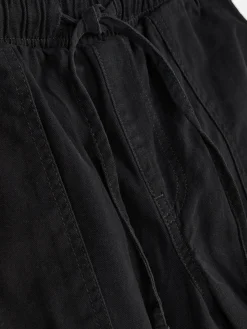 Bas De Jogging En Denim Avec Cordon De Serrage