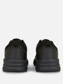 Baskets à Semelle épaisse Et Empiècements