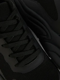 Baskets à Semelle épaisse Et Empiècements