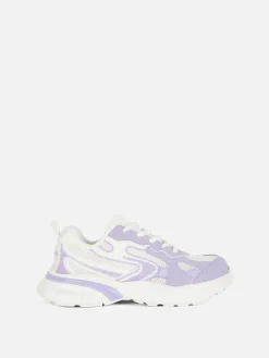 Baskets à Semelle épaisse Et Empiècements