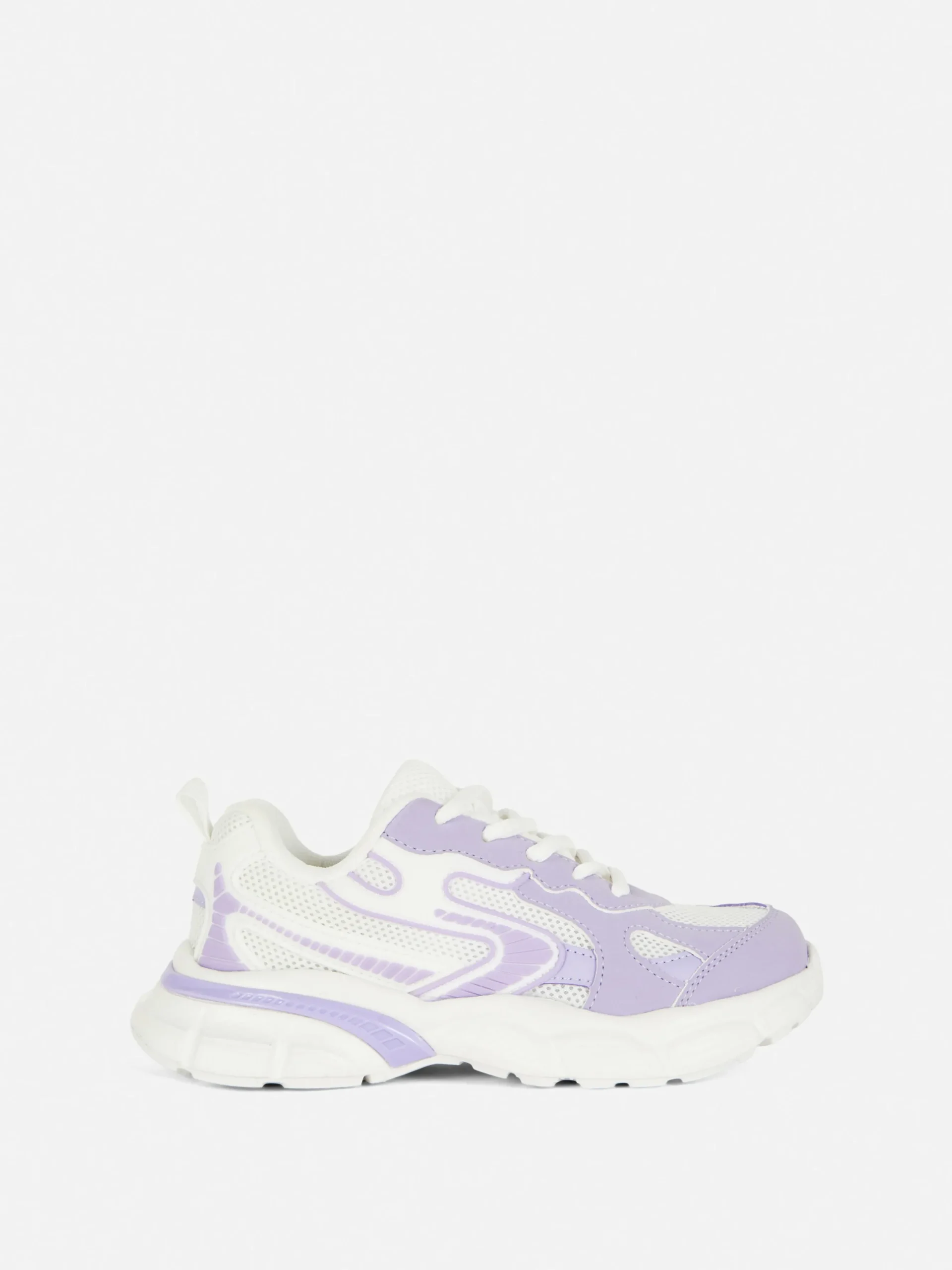 Baskets à Semelle épaisse Et Empiècements