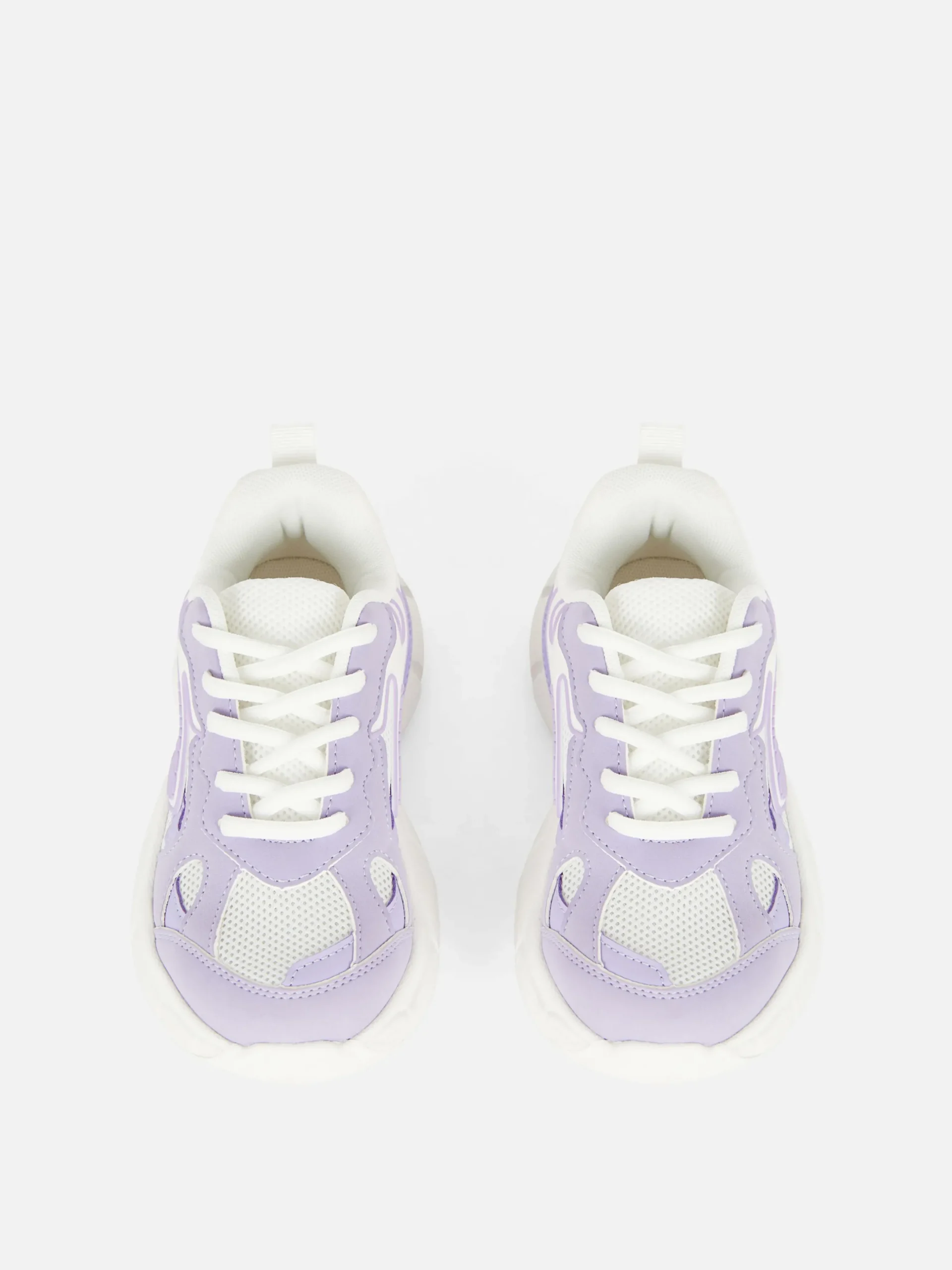 Baskets à Semelle épaisse Et Empiècements