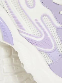 Baskets à Semelle épaisse Et Empiècements