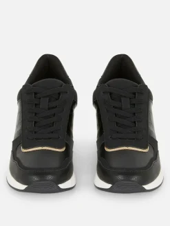 Baskets Compensées à Lacets