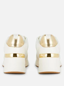 Baskets Compensées à Lacets