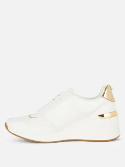 Baskets Compensées à Lacets