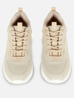 Baskets Compensées Avec Finitions Métallisées