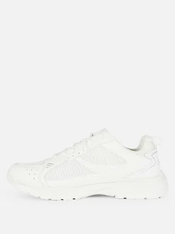 Baskets De Sport à Empiècements En Maille