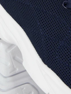 Baskets En Tissu à Lacets