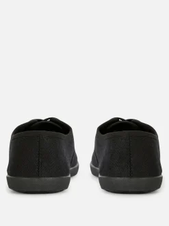 Baskets En Toile à Lacets