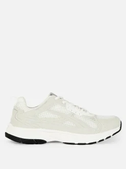 Baskets Sport à Empiècements Multiples