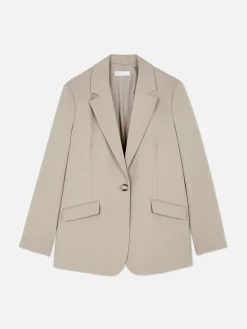 Blazer à Boutonnage Simple à Coordonner