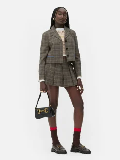 Blazer Court à Carreaux Rita Ora