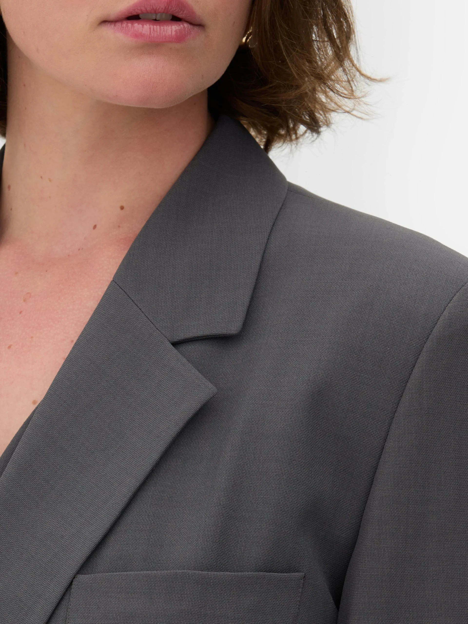 Blazer Oversize à Boutonnage Croisé Rita Ora