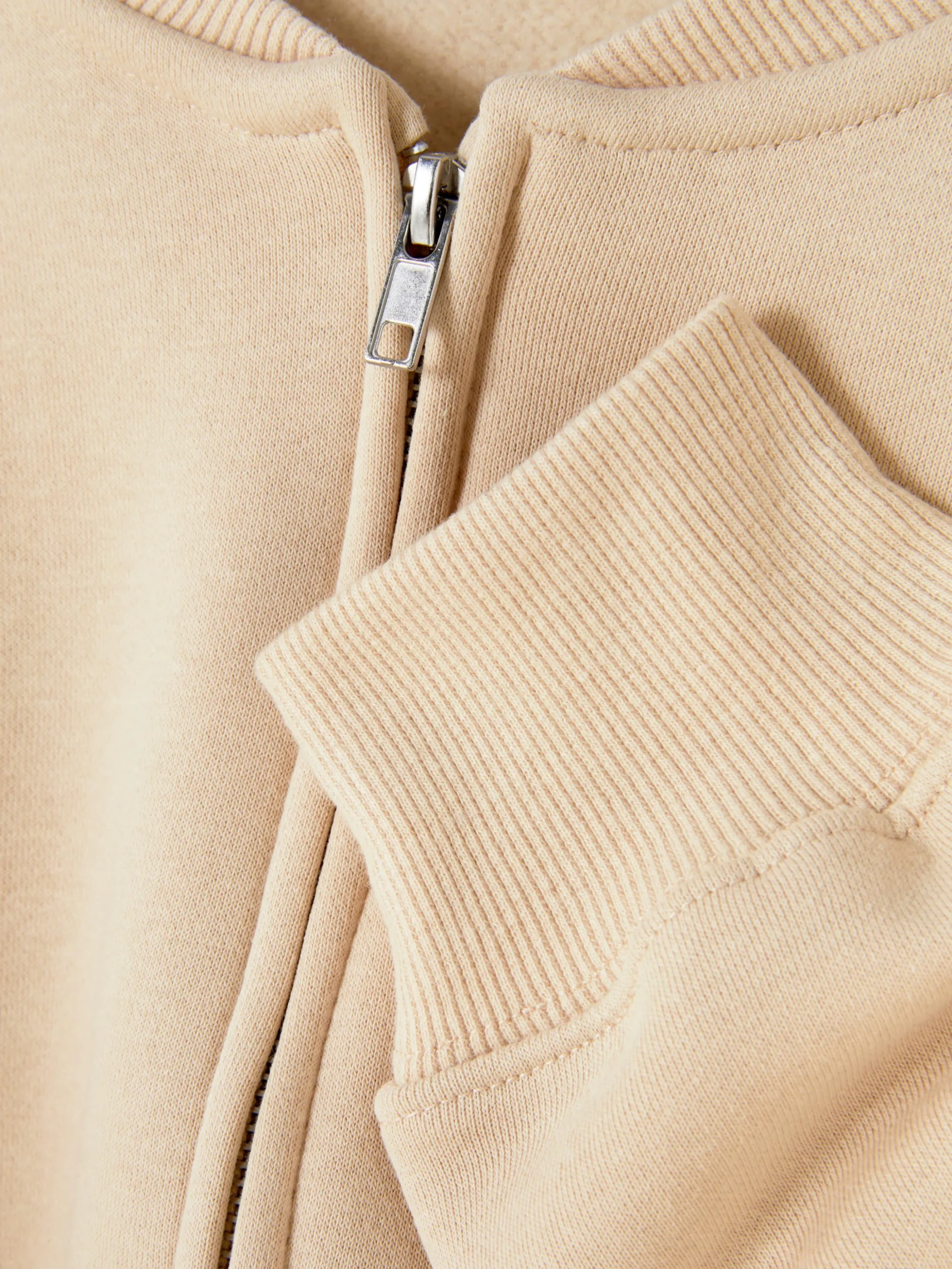 Blouson Bomber Zippé En Jersey