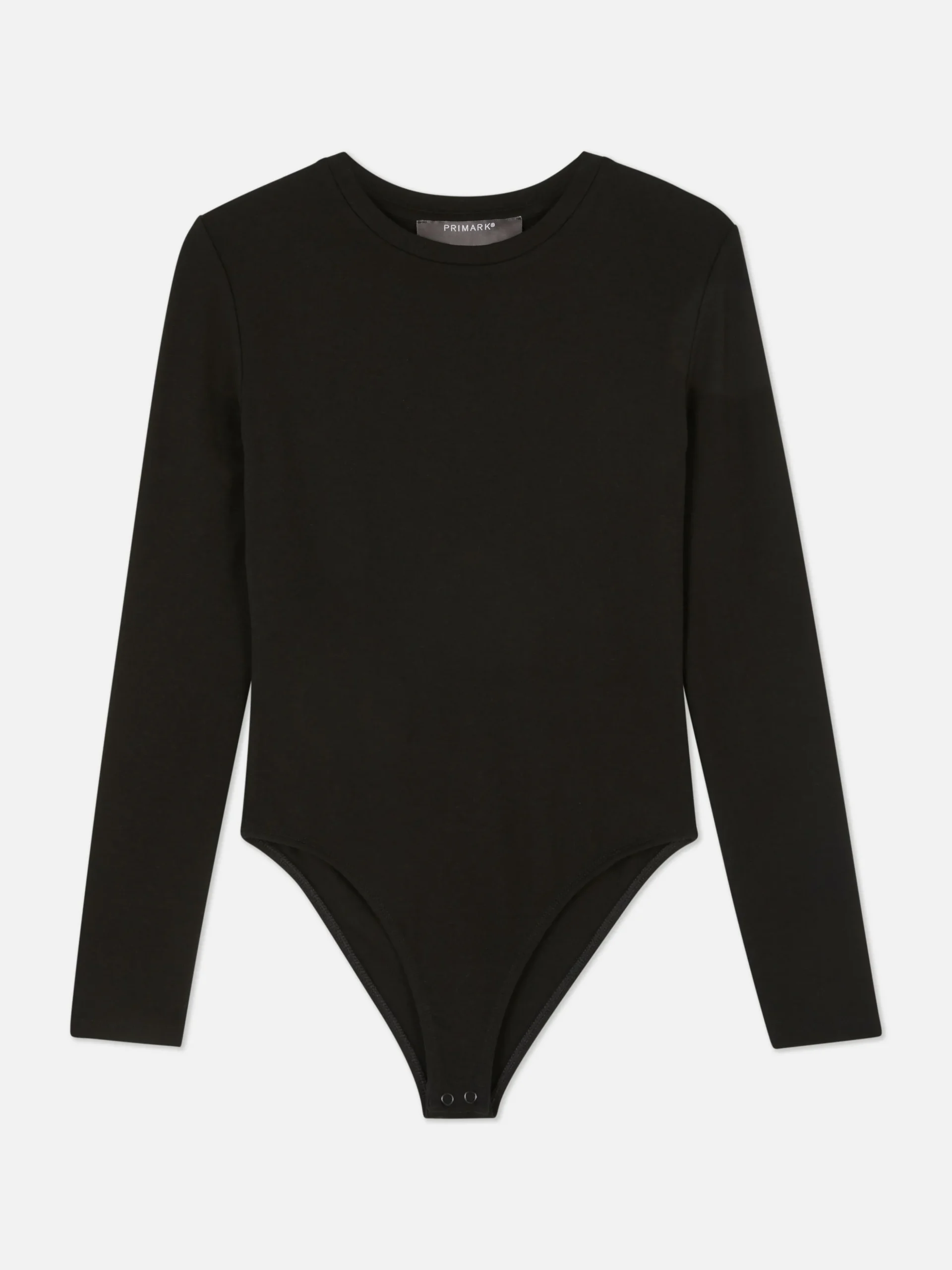 Body Côtelé à Manches Longues