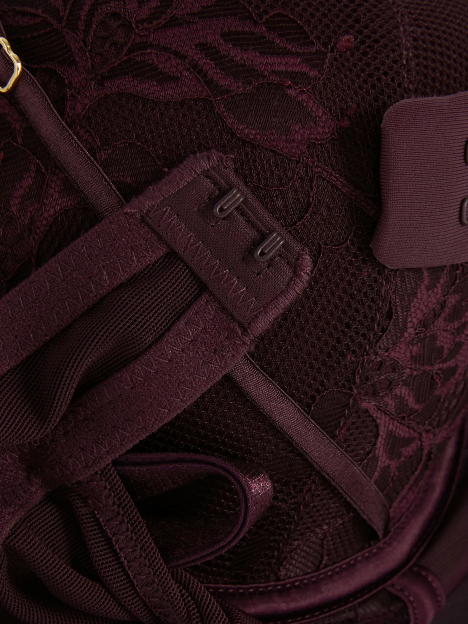 Body Push-up En Dentelle à Bretelles