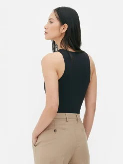 Body Sans Manches à Col Nageur