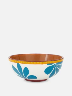 Bol à Céréales à Motif Floral Stylisé