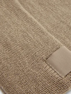 Bonnet En Maille Fine à Revers