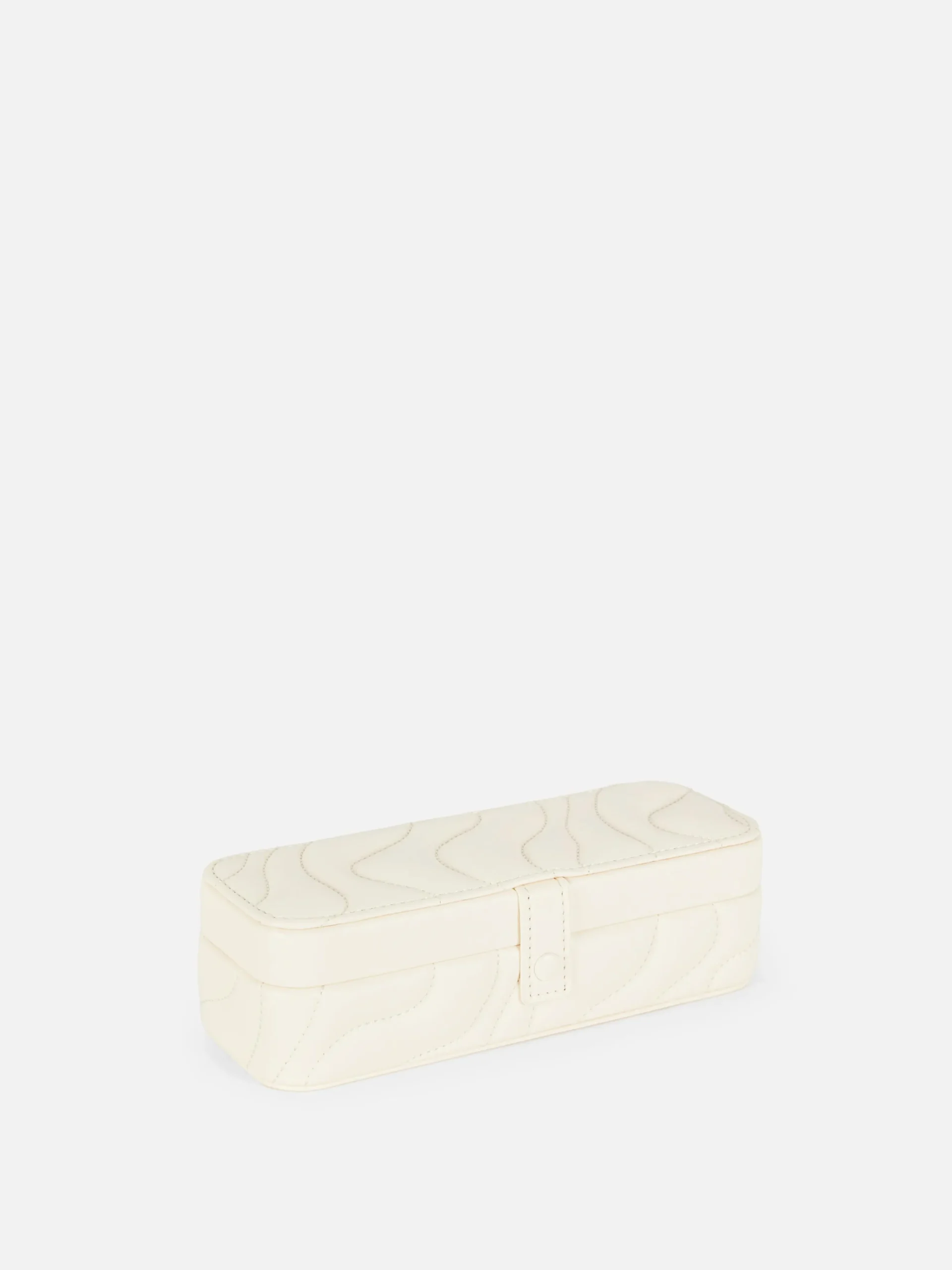 Boîte à Bijoux Matelassée Ondulée
