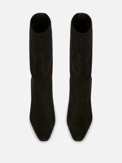 Bottes à Talons Aiguilles En Suédine