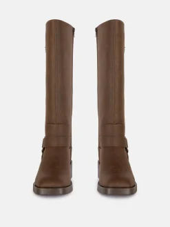 Bottes De Motard à Bout Carré