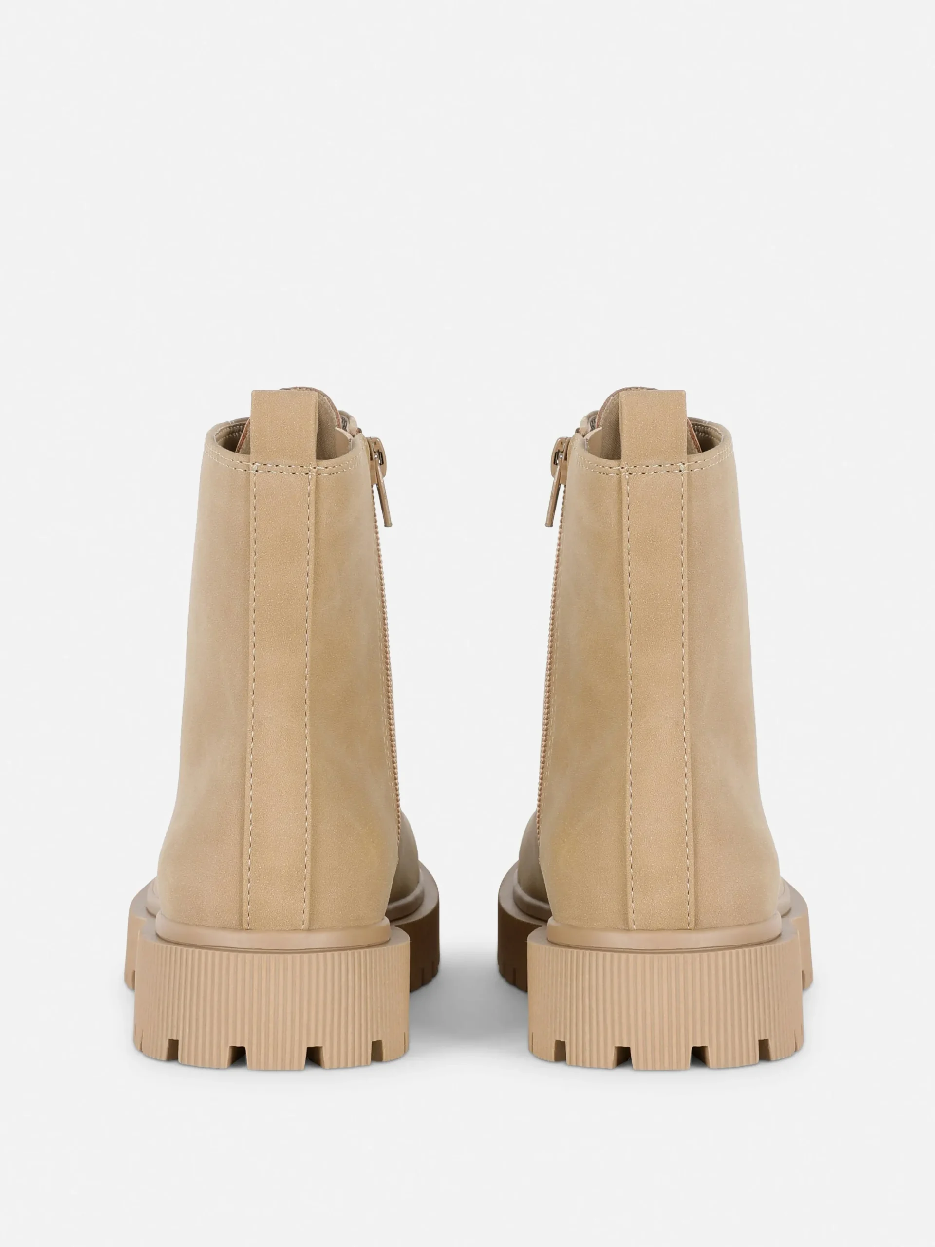 Bottes En Suédine à Lacets