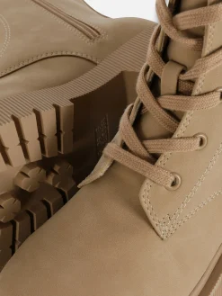 Bottes En Suédine à Lacets