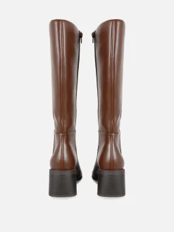 Bottes Hauteur Genou à Talon