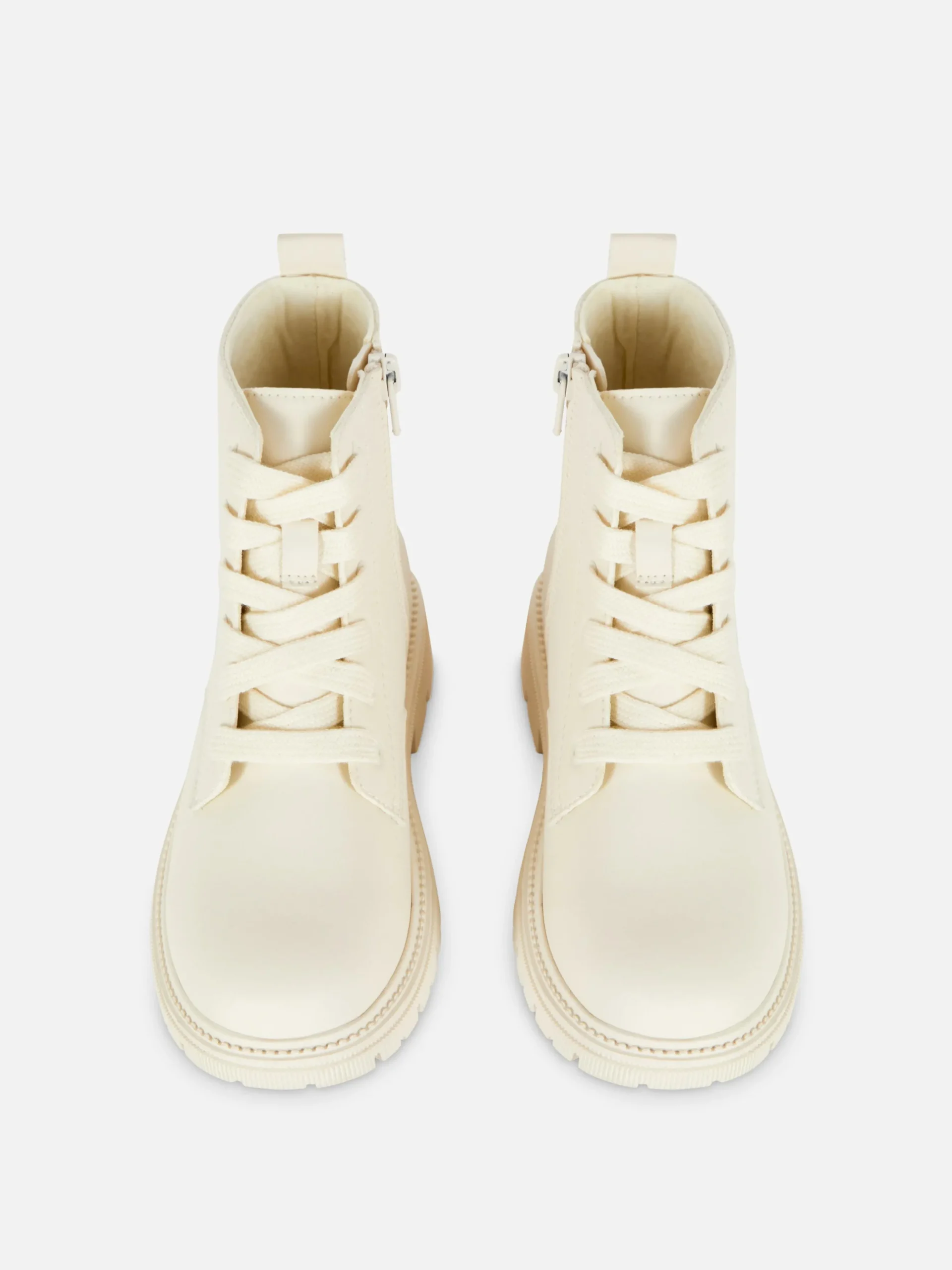 Bottes épaisses Zippées Sur Le Côté