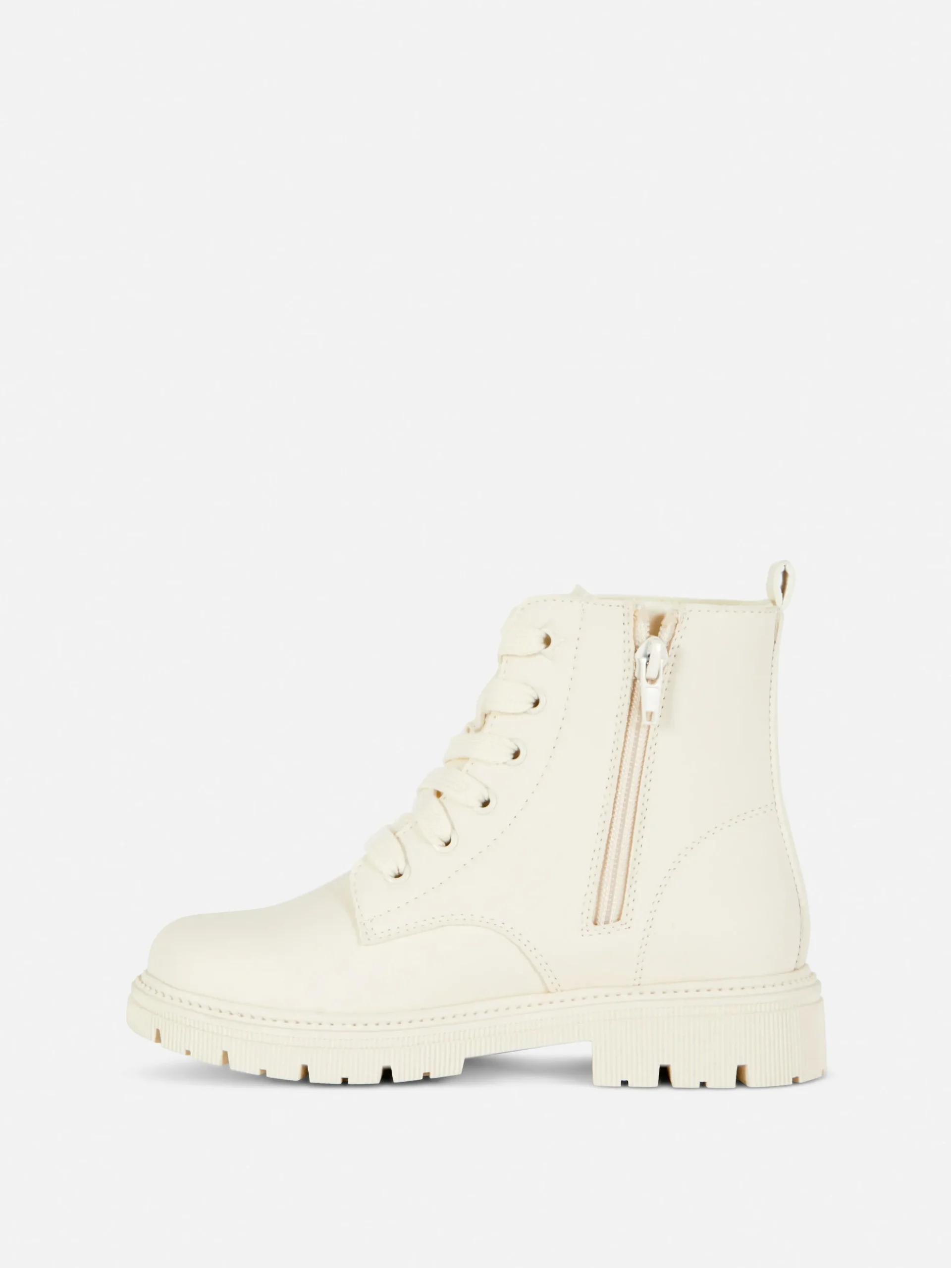 Bottes épaisses Zippées Sur Le Côté