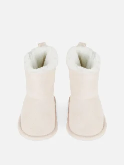 Bottillons à Finitions En Fausse Fourrure Pour Bébé