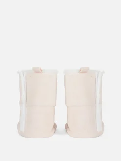 Bottillons à Finitions En Fausse Fourrure Pour Bébé