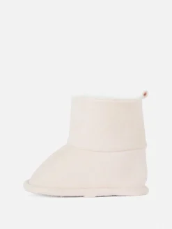 Bottillons à Finitions En Fausse Fourrure Pour Bébé