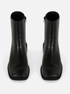 Bottines à Bout Carré