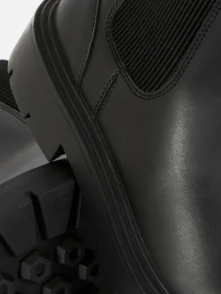 Bottines Chelsea à Bout Rond